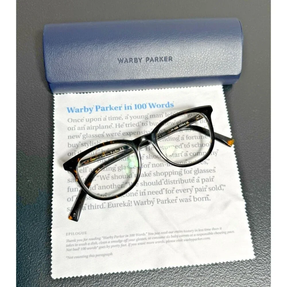 Warby Parker Durand Whiskey Tortoise‎ Prescription Eyeglasses Frames
